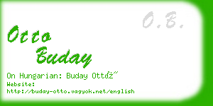 otto buday business card